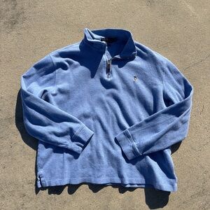 Polo Ralph Lauren Blue Quarter-Zip Pullover